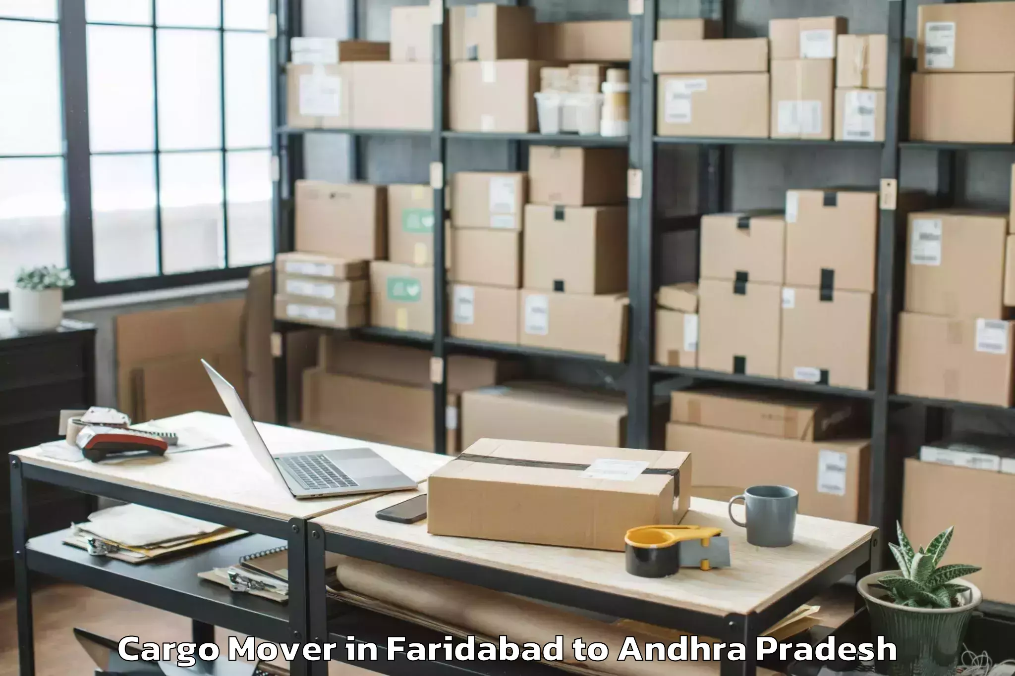 Top Faridabad to Vontimitta Cargo Mover Available